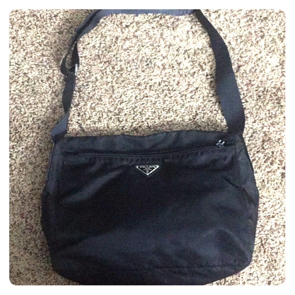 Prada bag black nylon